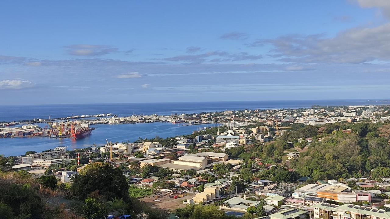 F3 Sur Papeete Vue Mer Et Piscine Exterior photo